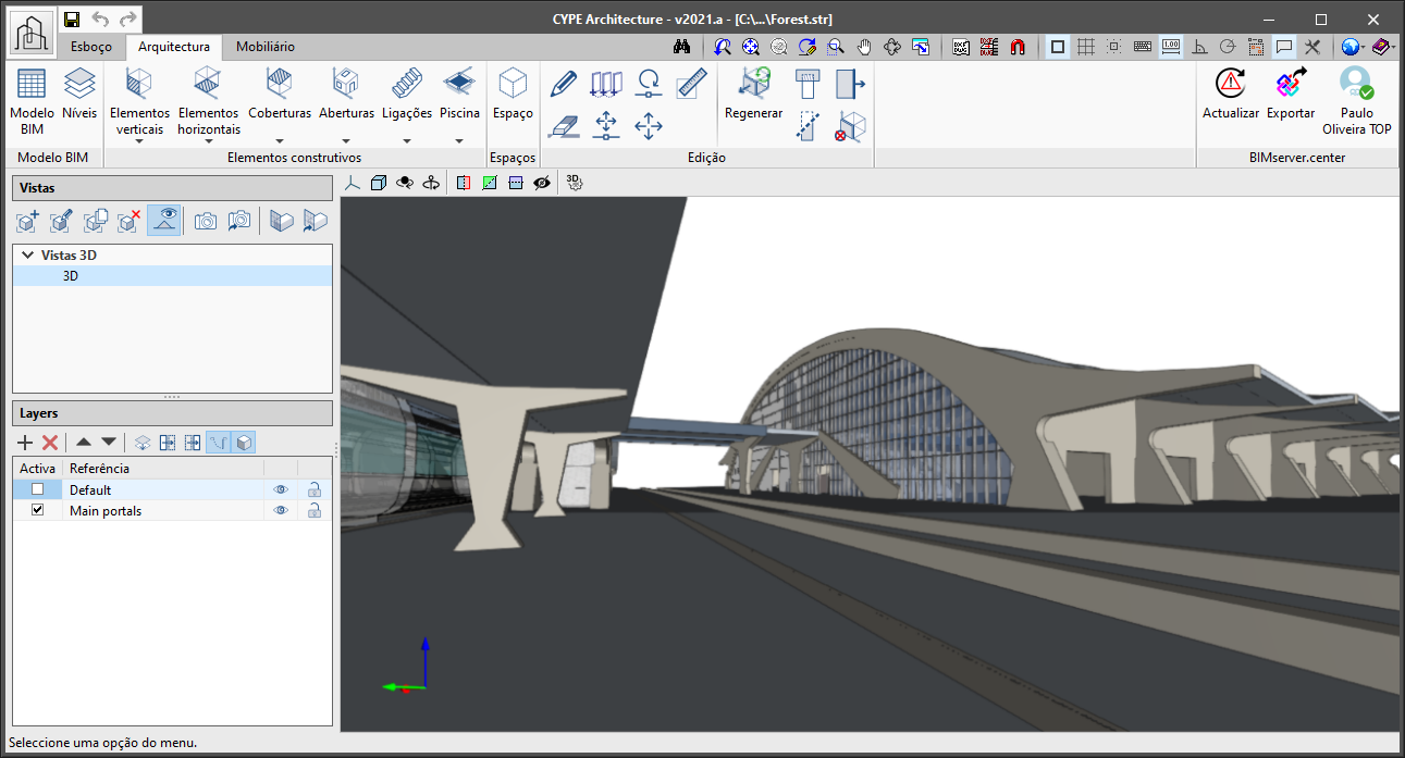 CYPE Architecture. Modelação arquitetónica 3D de edifícios