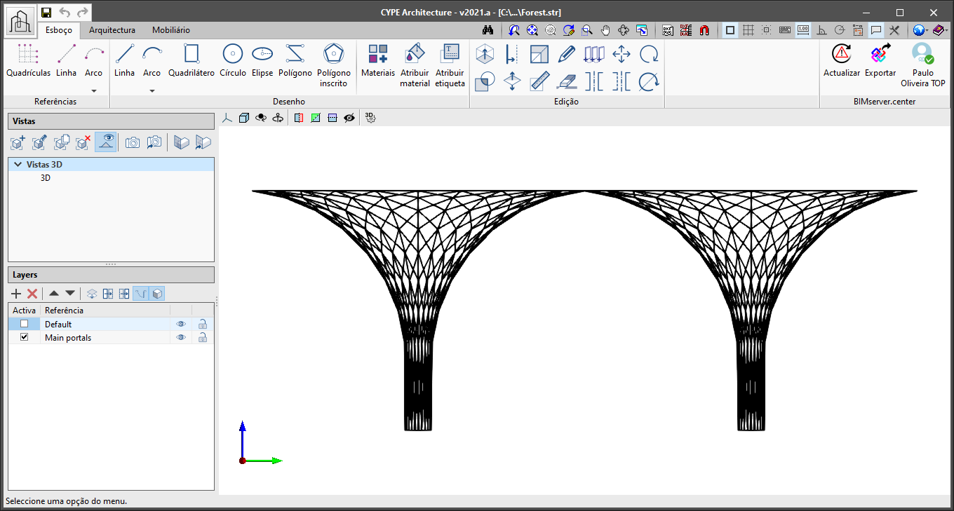 CYPE Architecture. Modelação arquitetónica 3D de edifícios